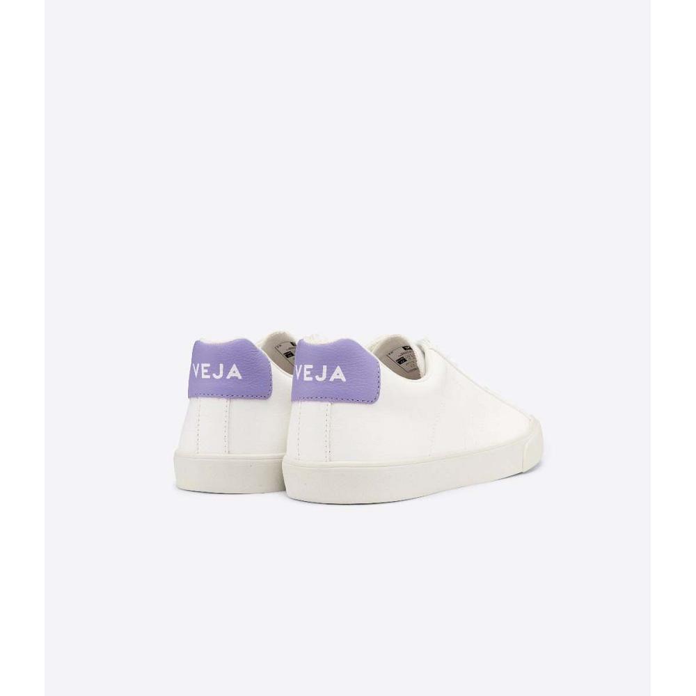 Veja ESPLAR CHROMEFREE Women's Sneakers White/Purple | NZ 618LIS